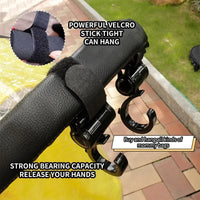 2 PCS Cartoon Stroller Accessories Degree Large Hook Umbrella Car Hook and Loop Stroller Hook Purest Peak