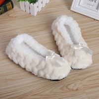 Winter Warm Slipper Womens Home Plush Soft Fluffy Cute Funny Indoor House Female Non Slip Ladies Floor Shoes Heart Love Grip Purest Peak
