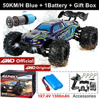 4WD Remote Control Car Off Road 4x4 RC High Speed Buggy Truck Super Brushless 50 or 80KM/H Fast Drift Racing Toy Kids Adults Econic Blanks