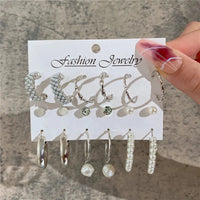 Modyle Gold Color Dangle Earrings Set Butterfly Acrylic Hollow Drop Earrings for Women Heart Hoop Earring Fashion Jewelry Gifts Econic Blanks