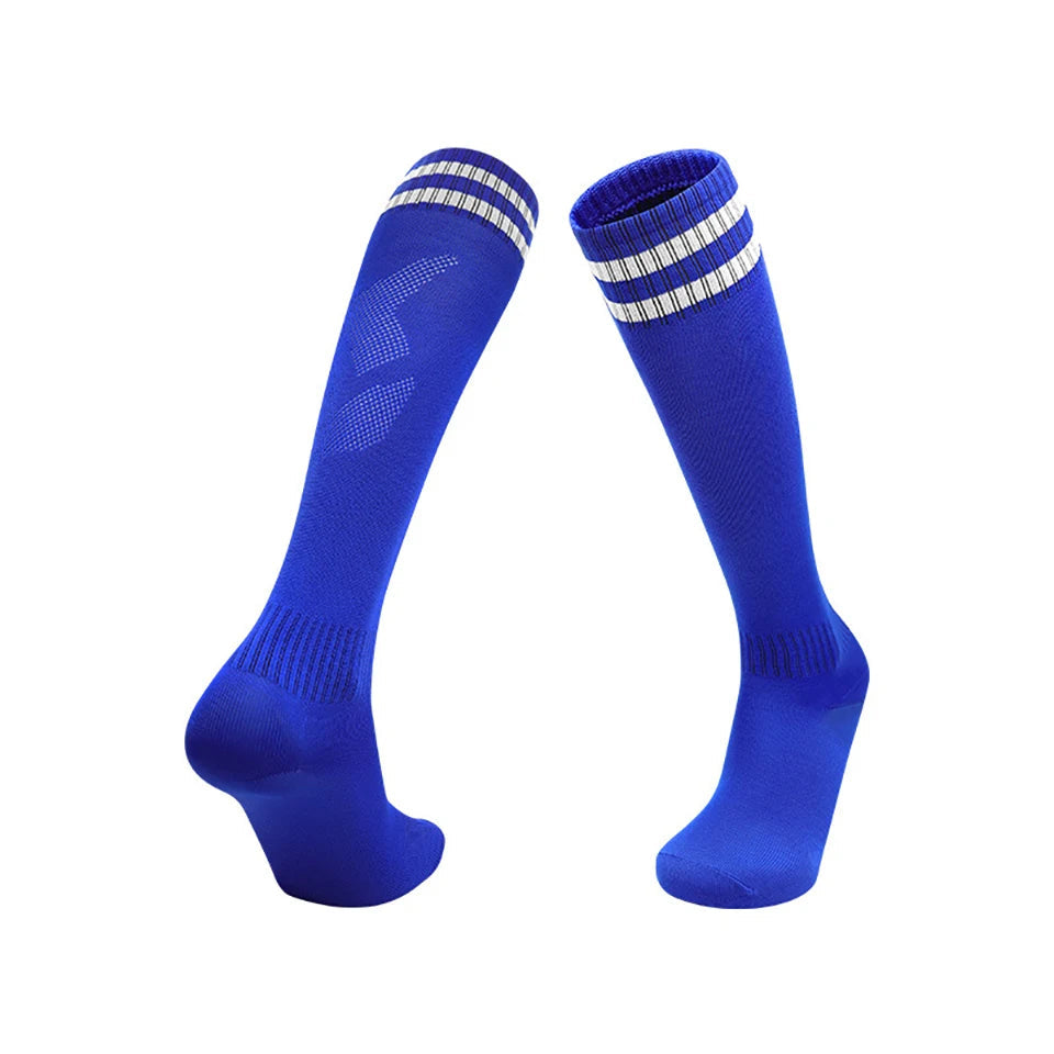 Loogdeel Football Socks Long Tube Knee Cotton Adults Children Legging Stockings Non-slip Soccer Baseball Running Sports Socks Quick Pick Grocers