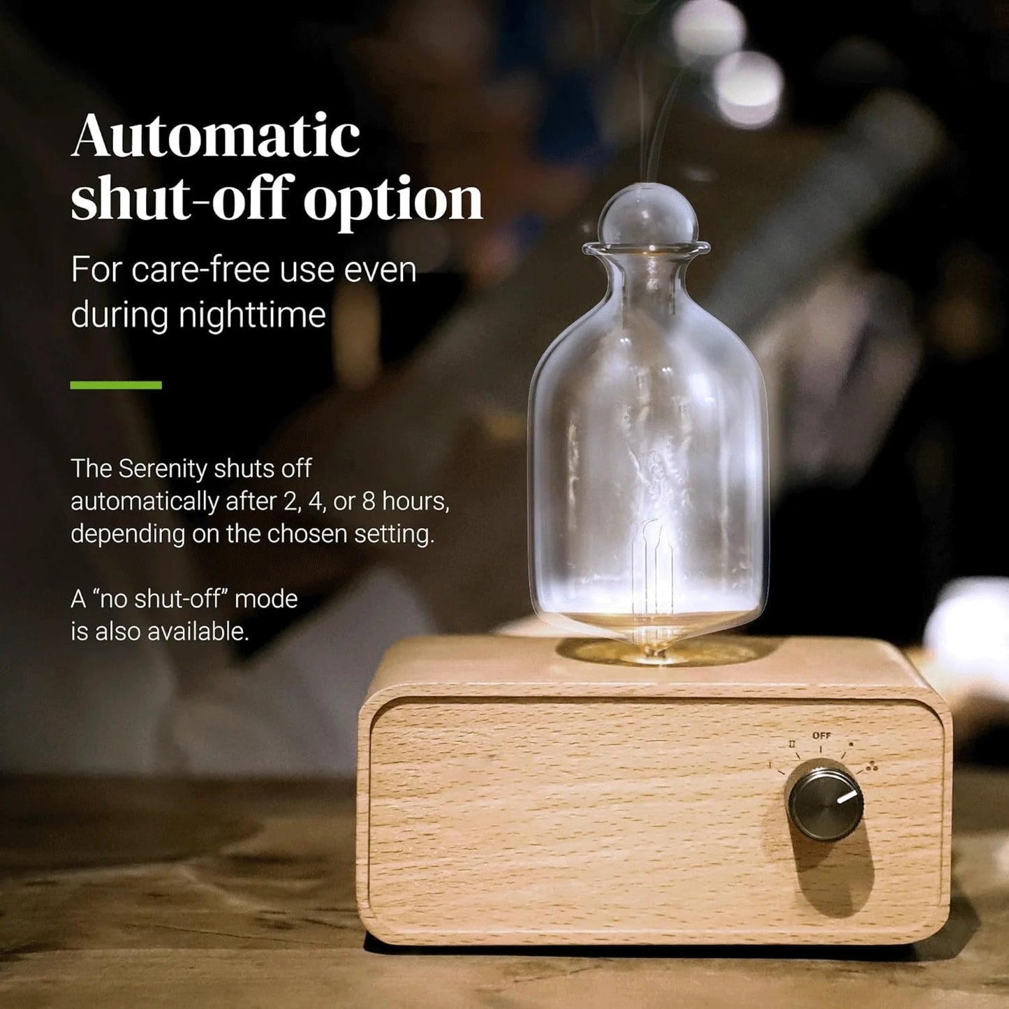 Nebulizing Essential Oil Diffusers For Aromatherapy - Battery Operated Diffuser Wood & Glass Oil Diffuser For Home Office Quick Pick Grocers
