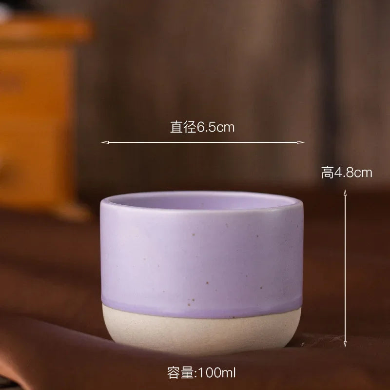 100ml 180ml 230ml Coffee Mug Vintage Ceramics Tea Cup Japanese-style Cafes Drinkware Stoneware Espresso for Restaurants Hotels Quick Pick Grocers