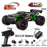 9522PRO 85KM/H High-speed RC Car Brushless Four-wheel Drive Off-road Drift 1:16 Professional Racing Car 9522 50KM/H Boy's Toy Econic Blanks