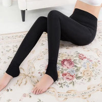 Women's Thermal Winter Tights Fleece Lined Sheer Velvet Pantyhose Thick Warm Leggings with Plush Inner Layer Quick Pick Grocers