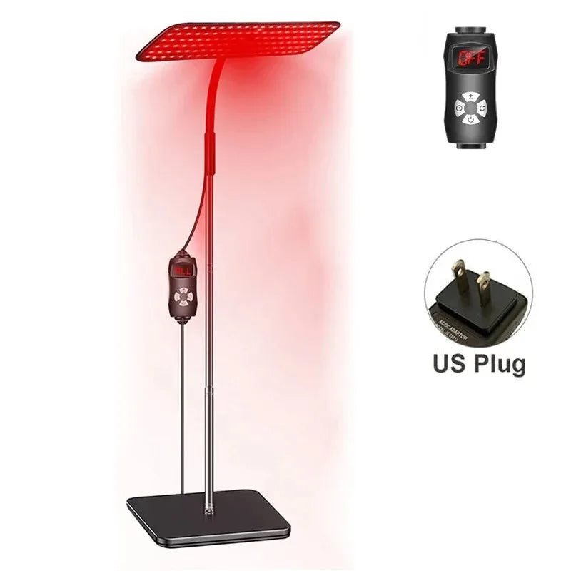 660nm 850nm Near Infrared Light Panel Red Light Lamp With Timer Face and Body Home Use Relief Pain Device with Adjustable Stand Quick Pick Grocers