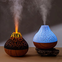 Volcano Air Humidifier 300ml Desktop USB Water Mist Diffuser Purifier Air Freshener Nebulizer with Colorful Ambient Night Light Quick Pick Grocers