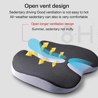 Cushion Non Slip Orthopedic Memory Foam Prostate Cushion for Tailbone Sciaticaback Pain Relief Comfort Chair Car Seat Econic Blanks