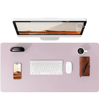 Large Mouse Pad,Office Desk Mat, Leather Desk Pad Protector, Non-Slip PU Leather Desk Blotter, Laptop Desk Pad Econic Blanks