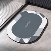 Diatomaceous Earth Bath Mat Bathroom Rug Absorbent Non-slip Floor Foot Mats Quick Dry Shower Carpet Toilet Pad Doormat Washable Quick Pick Grocers