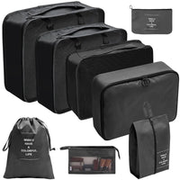 7/8/9/10 Pcs Set Travel Organizer Storage Bags Suitcase Packing Cubes Set Cases Portable Luggage Clothes Shoe Tidy Pouch Folding Econic Blanks
