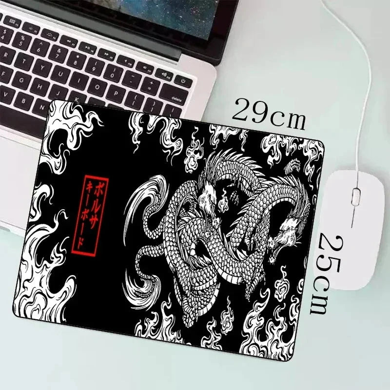 Japanese Dragon Large XXL Gaming Mousepad 900x400 700x300 Speed Desk Mat Anime Theme Keyboard Gamer Mouse Pad for Esports Econic Blanks