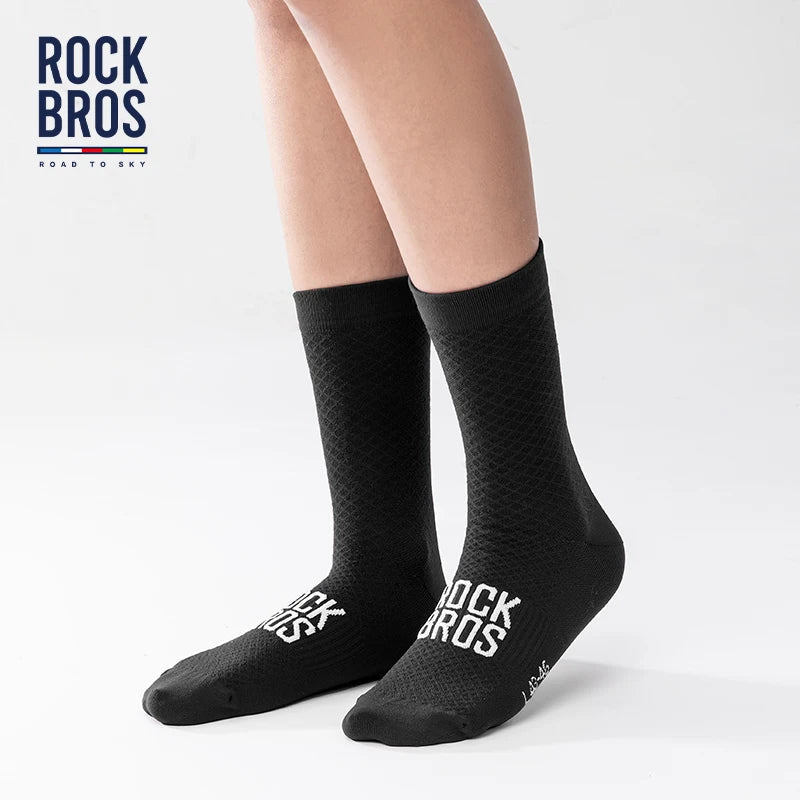 ROCKBROS ROAD TO SKY Sport Socks Breathable MTB Road Cycling Socks High Elastic Shock Absorbing A pair Bike Socks Quick Pick Grocers