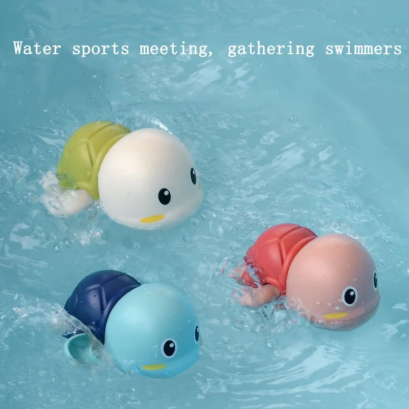 Baby bath toys for children water play small yellow duck swimming baby kids play with water duckling small turtle boys and girls Econic Blanks