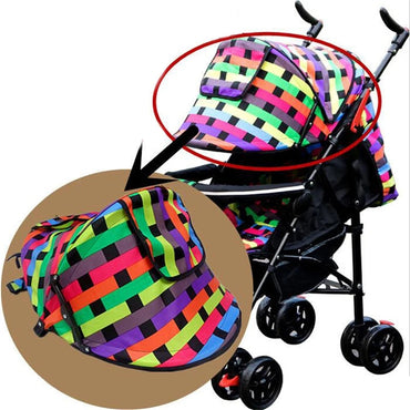 Baby Stroller Sunshield Shade Protection Hood Canopy Cover Prams Stroller Accessories Visor Sitting and Lying Shade Purest Peak
