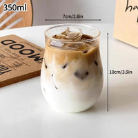 Glasses Cup Transparent Water Bottle Tumbler Whiskey Glass Drinkware Coffee Milk Juice Mug Cup Kitchen Accessory Stripe Cups 텀블러 Quick Pick Grocers