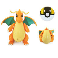 Figure Pokemon Pokeball transform Pikachu Charizard Venusaur Blastoise Mewtwo Gyarados Solgaleo Lunala Eevee poke ball toy gift Quick Pick Grocers
