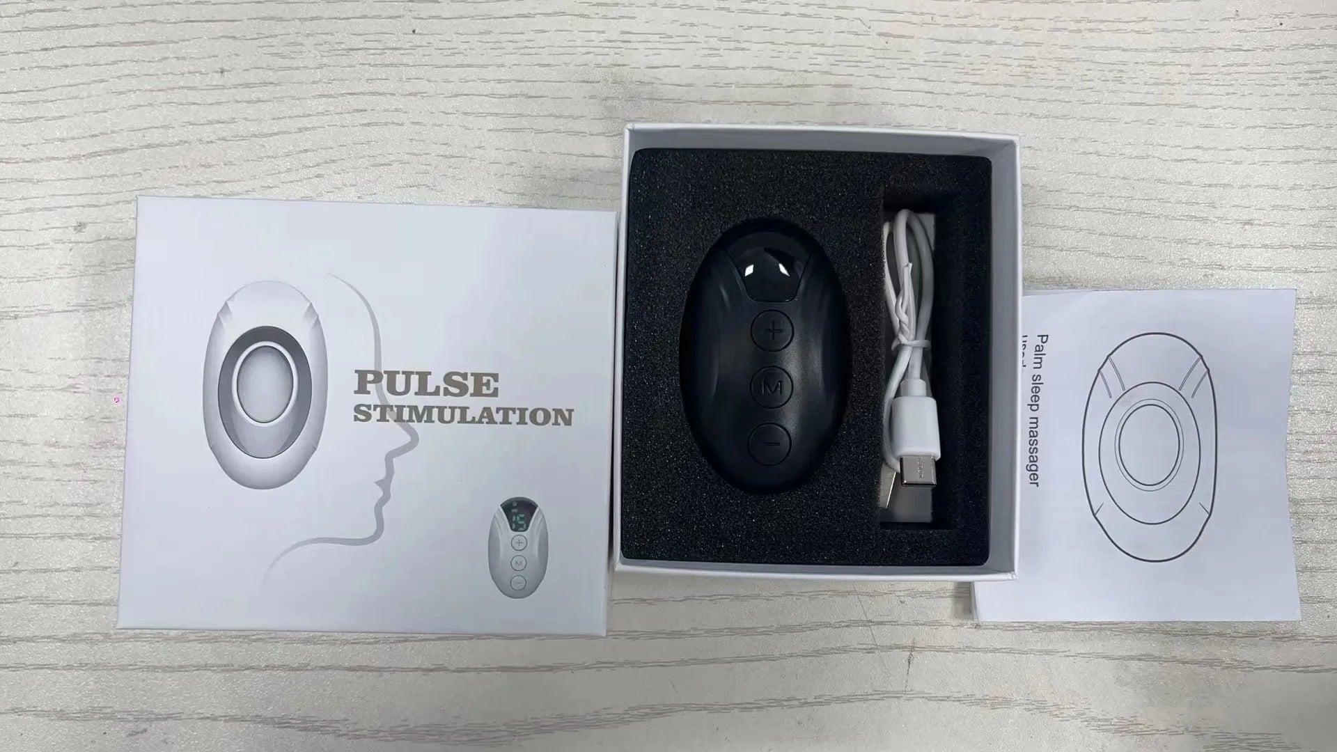 Handheld 20 Levels EMS Sleep Aid Relaxation Treatment Microcurrent Pulse Hypnosis Device Insomnia Quick Pick Grocers