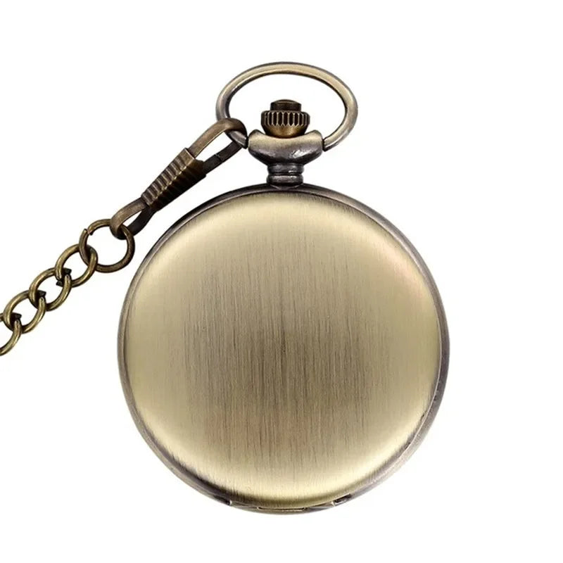 Silver Smooth Quartz Pocket Watch Mens Womens Necklace Clock Metal Stainless Steel Watches Pendant with Short Chain Gifts Quick Pick Grocers