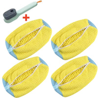 1/2/4PCS Shoe Washing Machine Bag with Liquid Shoe Brush Set Durable Laundry Shoe Bag and Soft Bristle Clean Brush for All Shoes Econic Blanks
