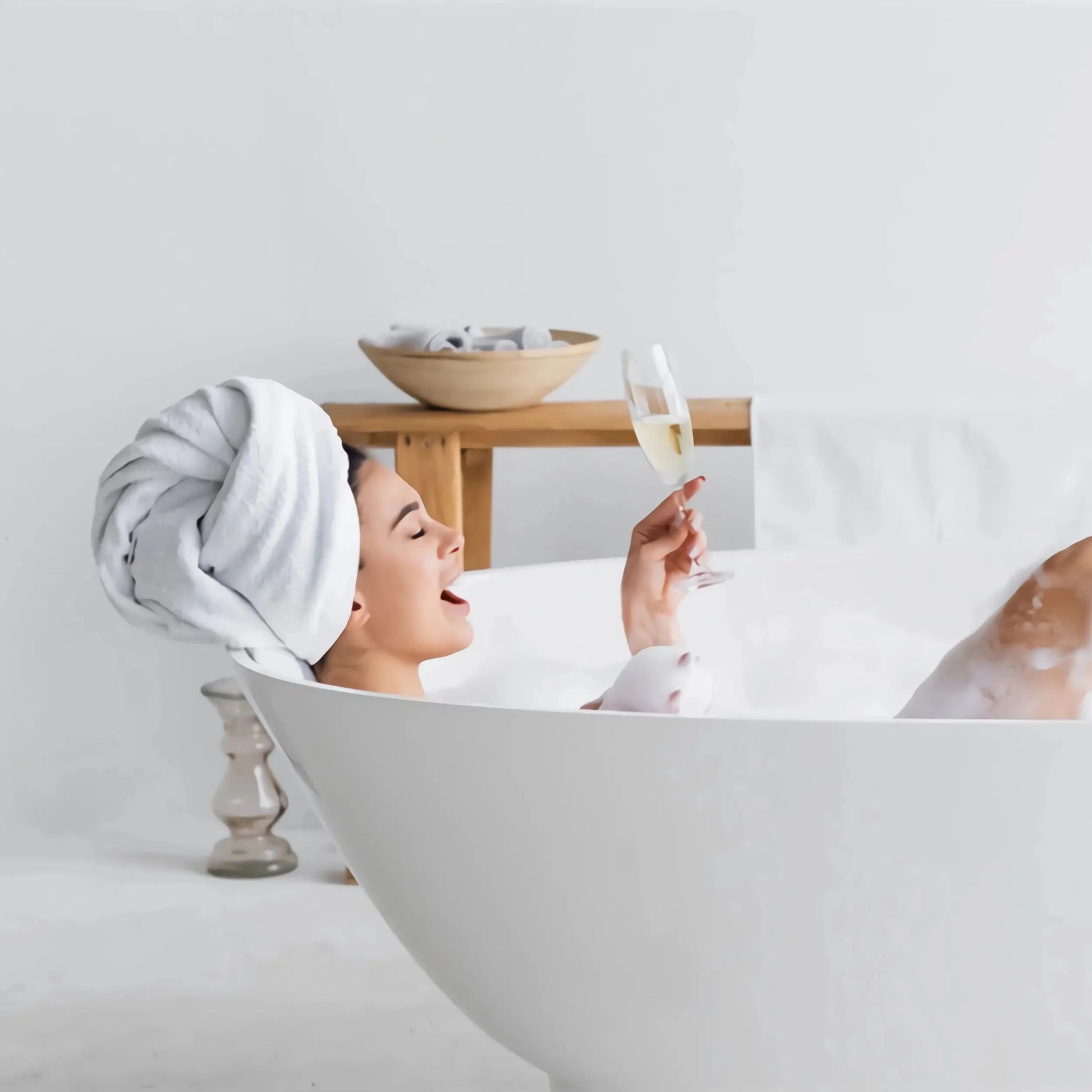 Towel Dry Hair Cap Microfiber Hair Drying Wrap Strong Water Absorbent Triangle Shower Hat Econic Blanks