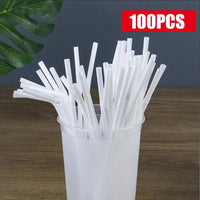50-1000Pcs Multicolor Drinking Straws rietjes Milk Tea Bar Party Wedding Kitchen Home Accessories Beverage Black Straw Wholesale Econic Blanks