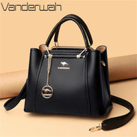 2024 Luxury Women Designer 3 Layers Shoulder Crossbody Sac Ladies Large Capacity Leather Handbags Shopper Brand Messenger Totes Quick Pick Grocers