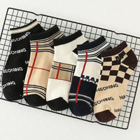 5/10pcs Men's Thin Breathable Low-Cut Socks - Anti-Odor, Moisture-Wicking, Lightweight, Comfortable & Versatile for Daily Wear Quick Pick Grocers