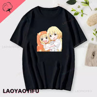 If You Work You Lose - Anzu Futaba Version T-Shirt 2024 New Kawaii Anime Cotton T-shirt Tees for Men Funny cartoon Otaku Tshirt Quick Pick Grocers