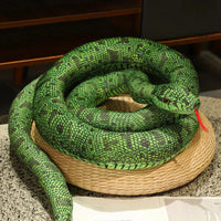 Artificial Python Plush Toy Long Snake Yellow Orange Green Python Plush Toy Decorate The House Holiday Decorations Econic Blanks