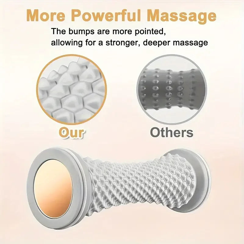 Foot Massager Massage Roller Yoga Massage Ball Plantar Fascia Roller Muscle Relaxation Care Plastic Manual Foot Massager Rollers Quick Pick Grocers