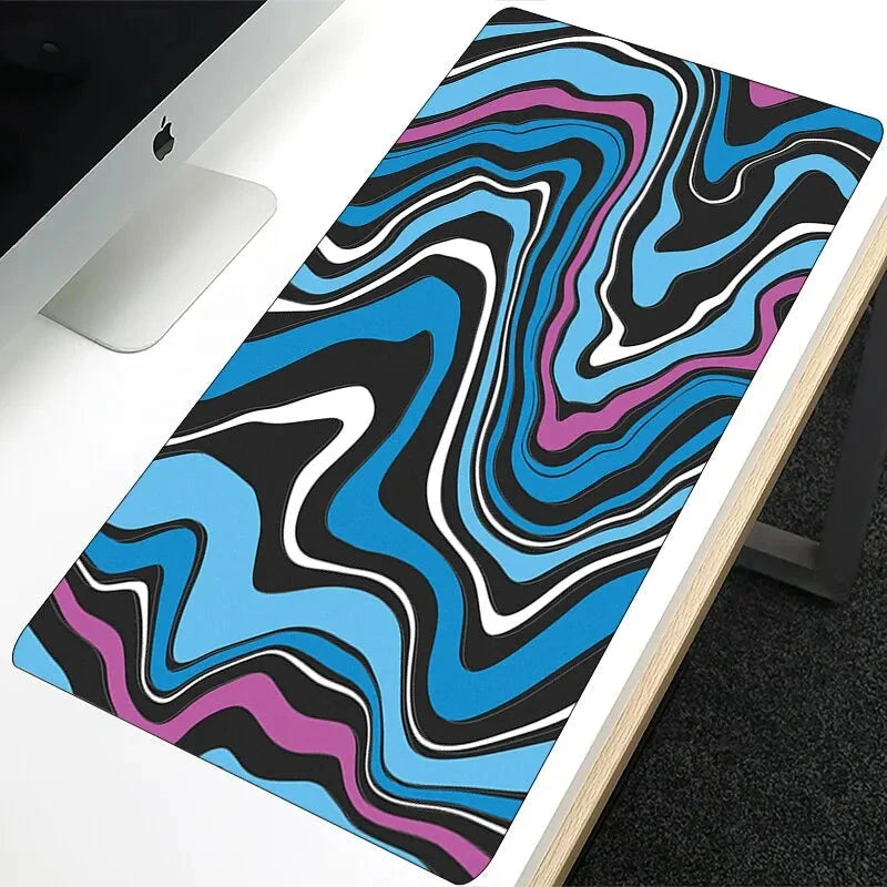 Strata Liquid Mouse Pad Computer Laptop Anime Keyboard Mouse Mat Mousepad Keyboards Gamers Decoracion Desk Mat Econic Blanks