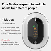 EMS & RF Radio Frequency Body Slimming Machine Fat Burner Slim Shaping Device LED Light Therapy Lose Weight Cellulite Massager Purest Peak