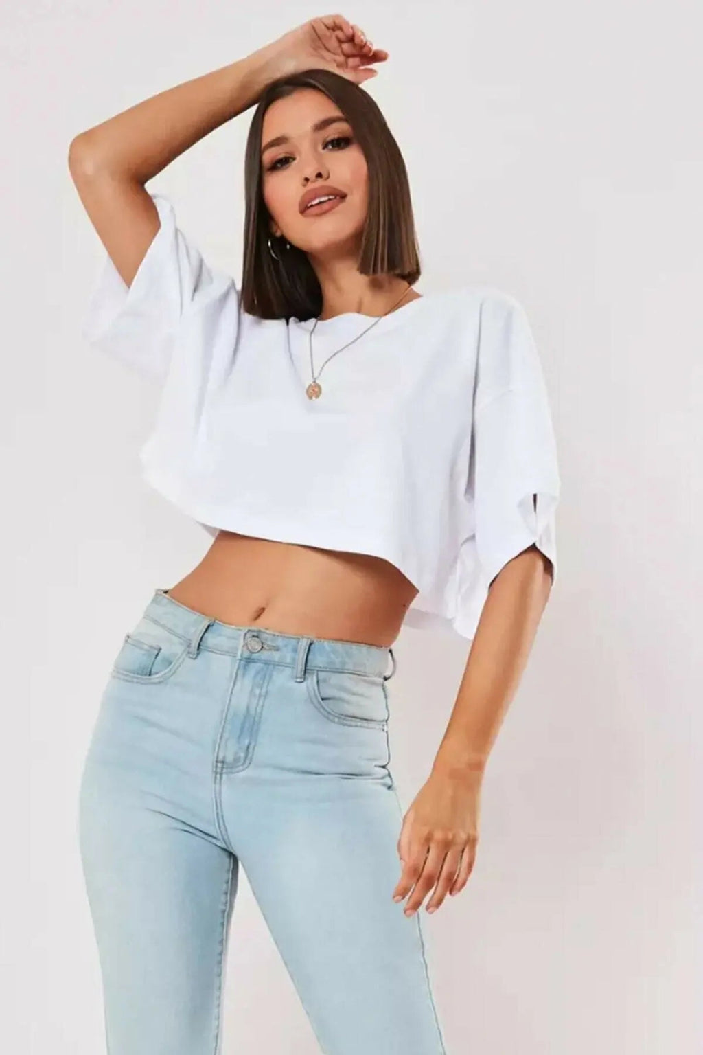 Cotton Women Short Sleeve Dance Running Clothes Yoga Fitness Crop Top  Navel Baring New Sport T-shirt Loose Gym Workout Shirts Quick Pick Grocers
