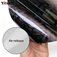 Glossy Black Carbon Fiber Vinyl Wrap Film – 3M Waterproof Car Sticker for DIY Auto Decoration & Protection Econic Blanks