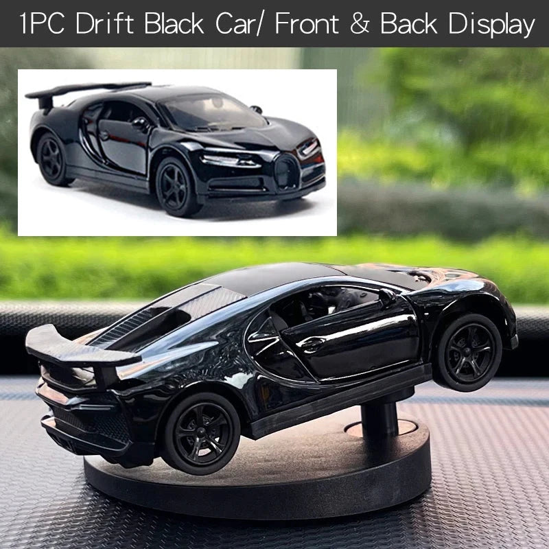 Drift Car Dashboard Toy Model – Swing Turning Sports Car Ornament, Fun Dashboard Decoration for Men & Car Interior Accessories Econic Blanks