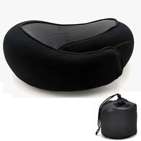 Travel Neck Pillow Memory Foam U-shaped Pillow Snail Style Travel Neck Support Portable Adjustable Soft Noon Break Sleep Pillows Quick Pick Grocers
