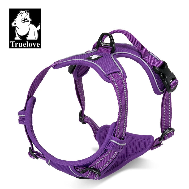 Truelove Pet harness Fashionable Nylon Durable Dog Harness Reflective Breathable Padded Training Vest Luxury Pet Accessories Quick Pick Grocers