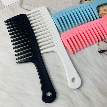 Hairdress Comb Heat Resistant Woman Wet Hook Curly Hair Brushes Pro Salon Dyeing Styling Tools Coarse Wide Spikes Tooth Quick Pick Grocers