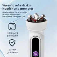 3in1 RF Heating EMS Facial 360° Roller Massager for FIne Lines Lifting Skin Rejuvenation Skin Firm Microcurrent Beauty Machine Quick Pick Grocers