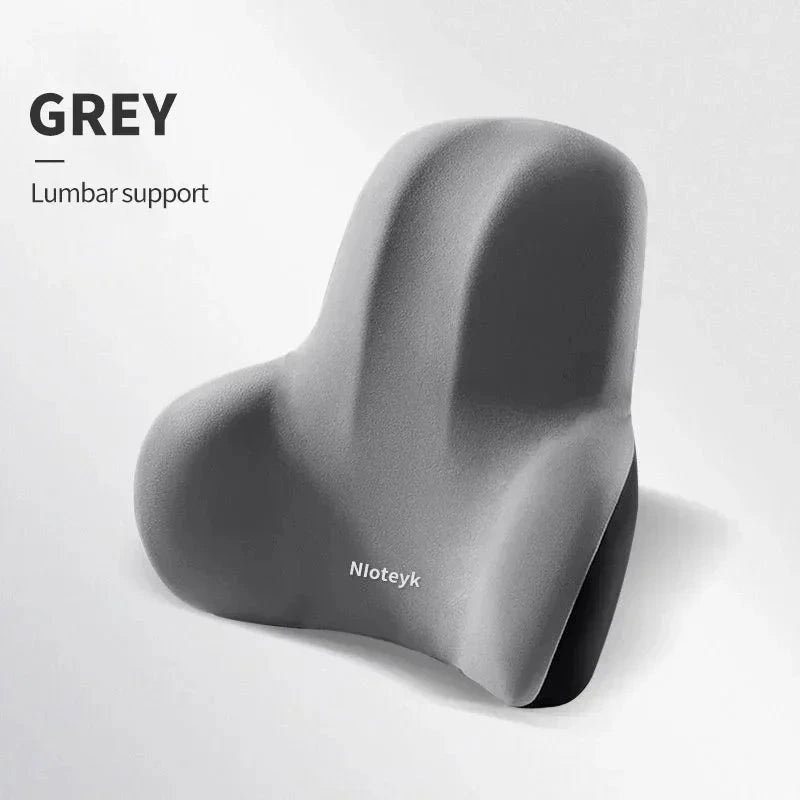 Memory Foam Car Neck Cushion Car Lumbar Support For Car Supplies Universal Neck Pillow Waist Cushion Car Seat Car Accessories Econic Blanks
