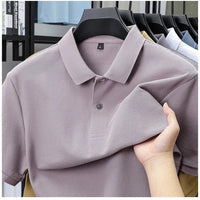 Men's 100% Cotton Polo Shirt - Summer Casual Breathable Tee,19 Colors,Ideal for Golf and Sports,Business Casual,Silk-Like Finish Quick Pick Grocers