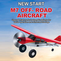 M7 Moore Off-road Aircraft Qidi560 RC Plane EPP 4CH Remote Control Brushless Airplane with LED light Model Toys for Children Econic Blanks