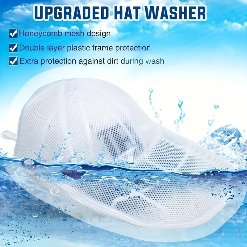 Hat cleaner cage for washing machine, hat cleaner with mesh bag, hat cleaner for baseball cap Econic Blanks