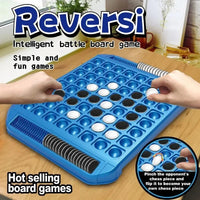 Dual-Side Flip Board Strategy Game for 2 Players Logic Training Educat for 2 Players Logic Training Educational Brain Teaser Toy Quick Pick Grocers