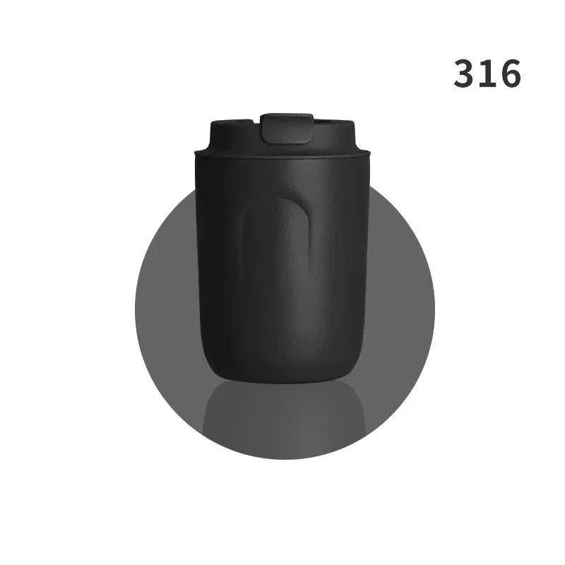 Mini Thermos Bottle Coffee Mug Stainless Steel Cup Thermal Leakproof Vacuum Flask Double Wall Tumbler Insulated Travle Drinkware Quick Pick Grocers