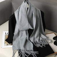 62Color Solid Women Winter Scarf Warm Thicken Cashmere Shawl Outdoor Fashion Luxury Tassels Pashmina Lady Wrap Windproof Scarves Econic Blanks