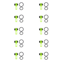 10pcs/lot Fishing Rod Pole Hook Keeper - Securely Silicone Ring Iso Hold Bait Lures and Jigs for Safe and Easy Fishing