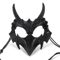 Halloween Mask Half-face Mask Cos Dragon God Fierce Tiger Night Fork Tengu Man Wolf Mask Performance Skull Masks Econic Blanks