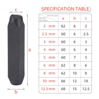 Letter&Number Stamp Punch Set Hardened Steel Metal Wood Leather Steel Punch Alphabet Letter Number Tool Leather craft Stamp Econic Blanks
